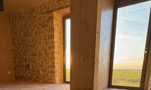 Gîte 2 almost finished and plans for a small campsite